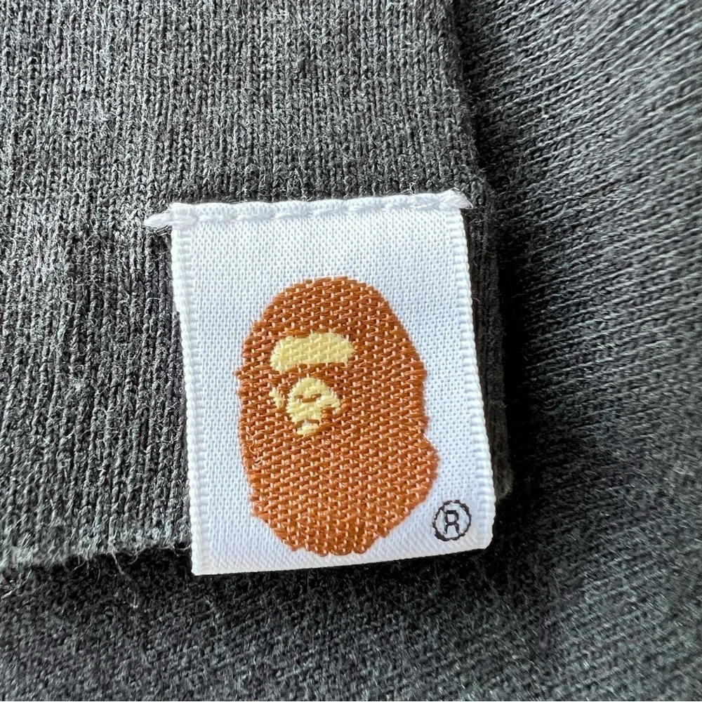 BAPE A Bathing Ape Yellow Orange Camo Shark T-Shirt Short Sleeve Large - Picture 9 of 10